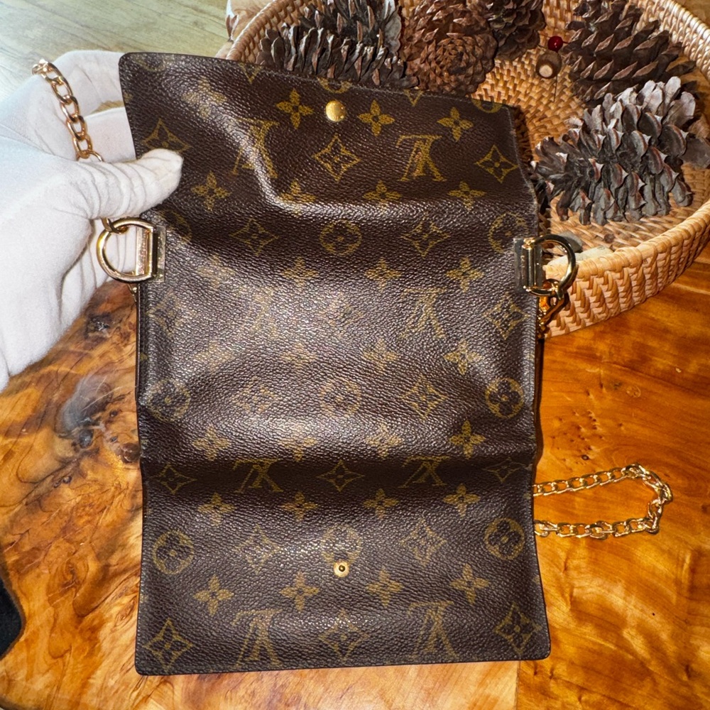 Louis Vuitton international monogram, long wallet, converted Crossbody vintage - Picture 11 of 15